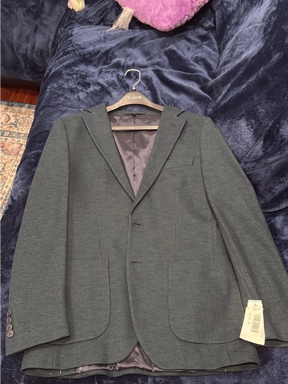 Jos. A. Bank Men's Dark Green Textured Sport Coat